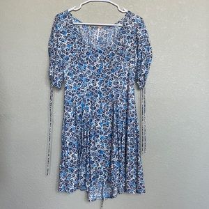 Free people floral mini dress